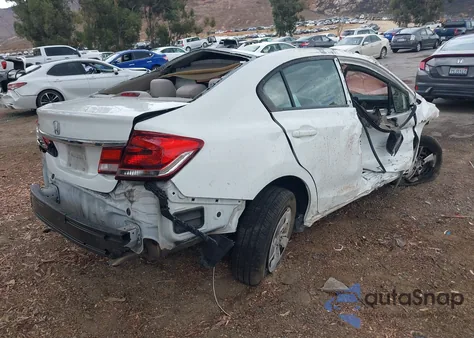 2015 Honda Civic Lx z USA, uszkodzony, nr VIN 19XFB2F56FE219726